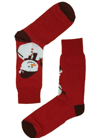 Snow Man Sock